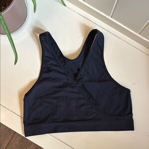 Black Nursing Wrap Bralette